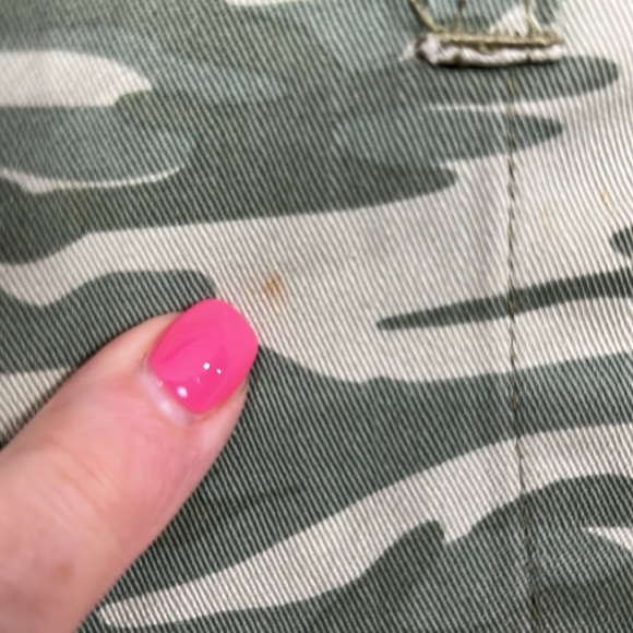 George & Martha Womens Camo Shorts 10 Shades of Green Button/Zip Fly Pockets EUC - Picture 11 of 15